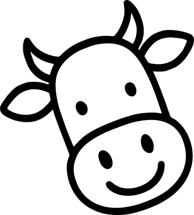 Moo's Pressure Washing - Cow Face